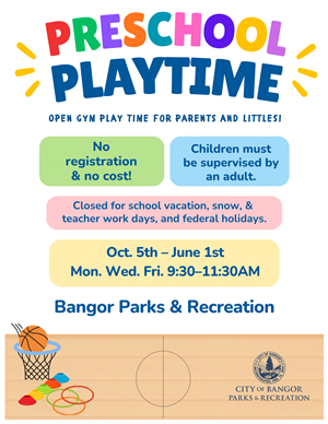 Preschool Playtime 2026-2027