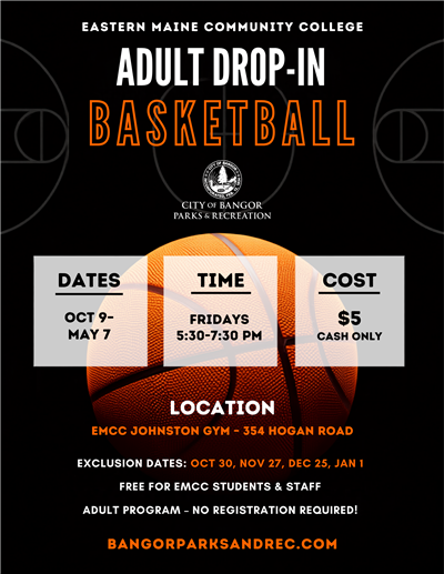 Adult Drop In Basketball