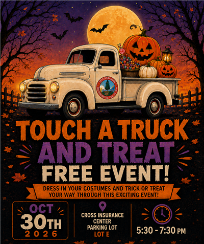 Touch a truck flyer